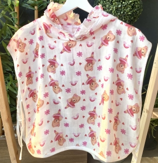 Organik bambu müslin panço 2