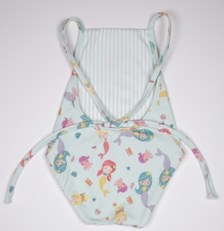 Mermaid kız bebek mayo