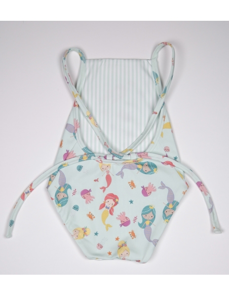 Mermaid kız bebek mayo