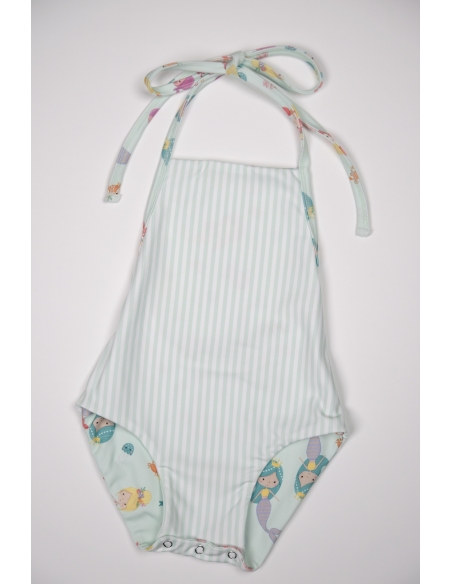 Mermaid kız bebek mayo