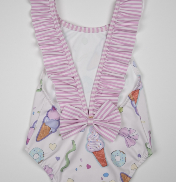 İcecream kız çocuk mayo