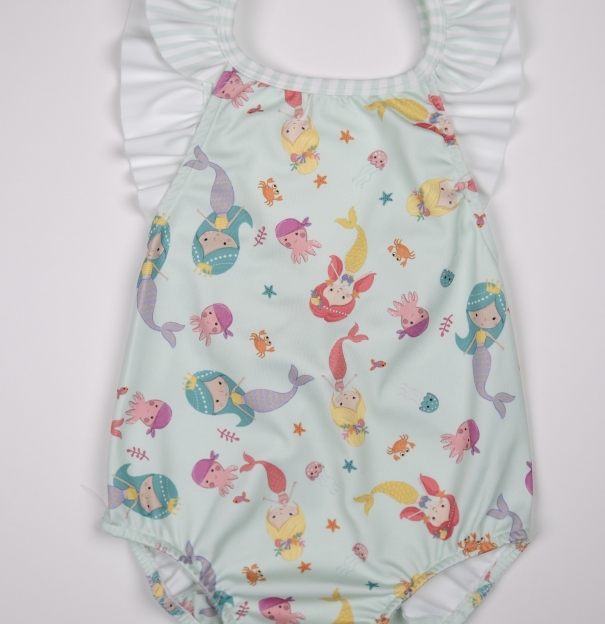 mermaid kız çocuk mayo