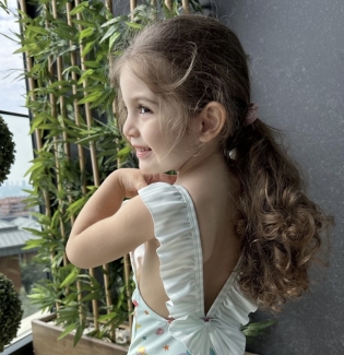 mermaid kız çocuk mayo