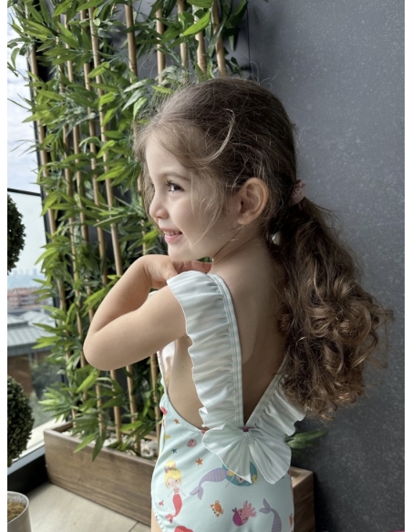 mermaid kız çocuk mayo