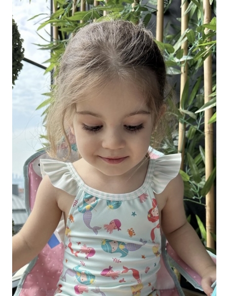 mermaid kız çocuk mayo